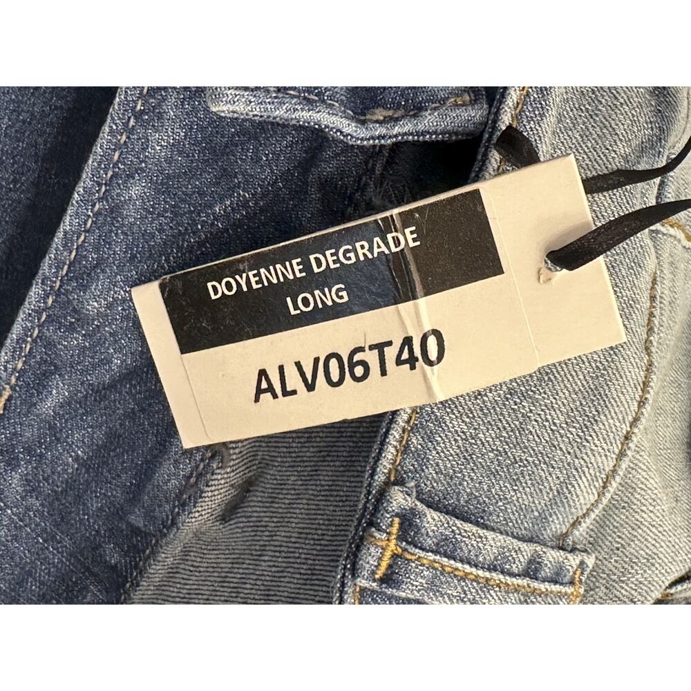 Alvin Valley Doyenne Degrade Wash Ombre Flare Jeans NWT Size 40 Regular - Picture 8 of 8